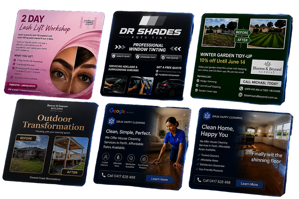 Posters and flyers that was created