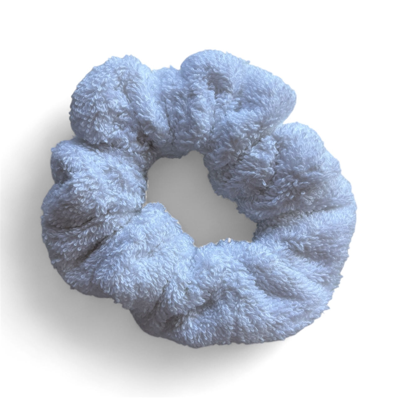 White Towel Standard Scrunchie