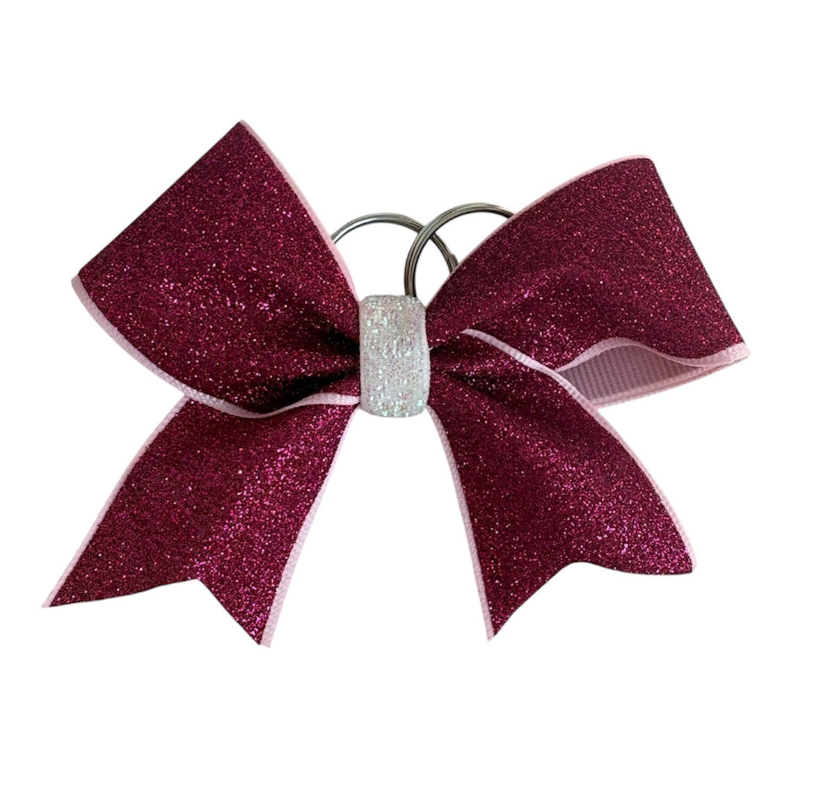 Hot Pink Cheer Keychain