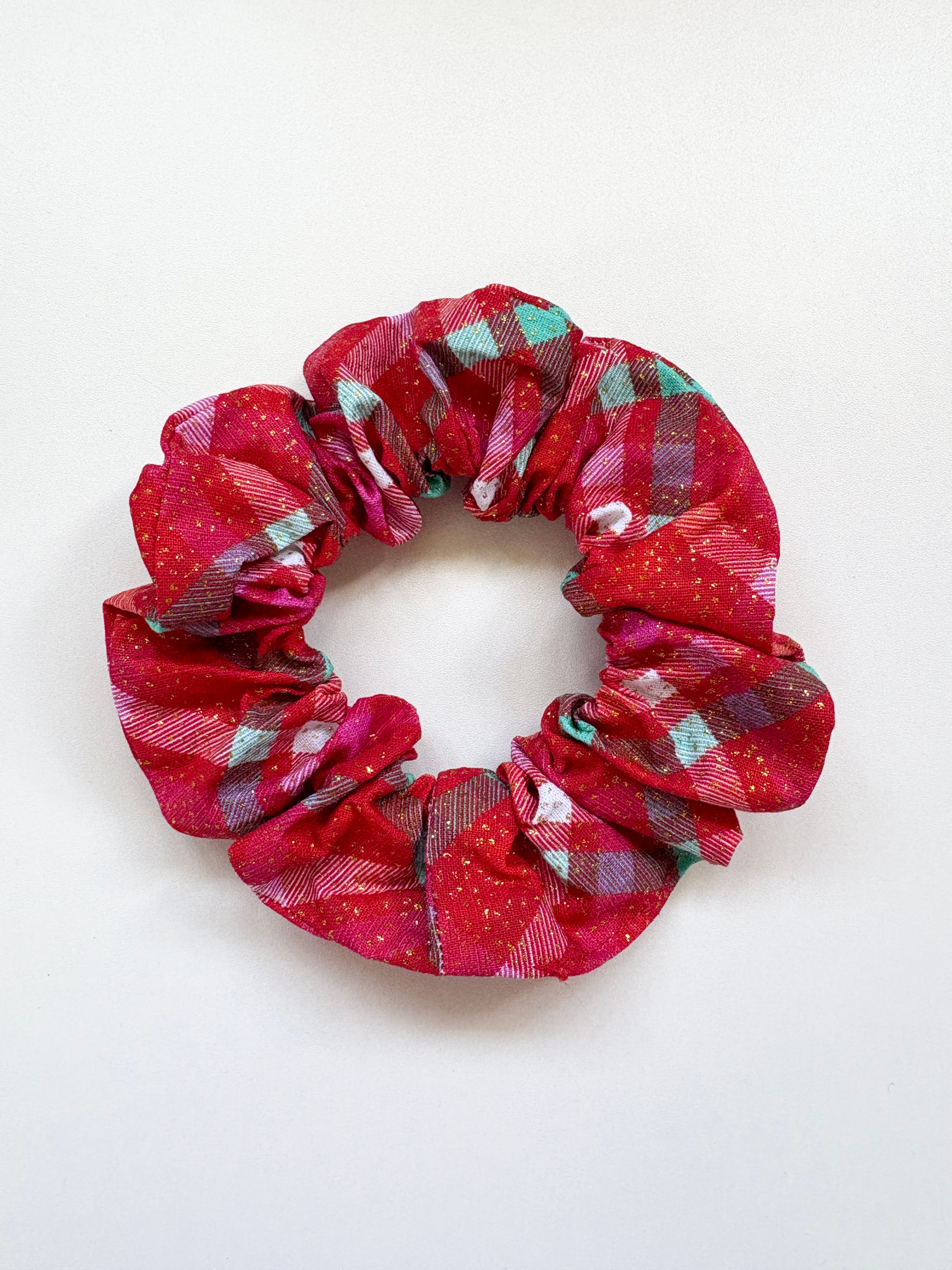 Christmas Tartan Standard Scrunchie