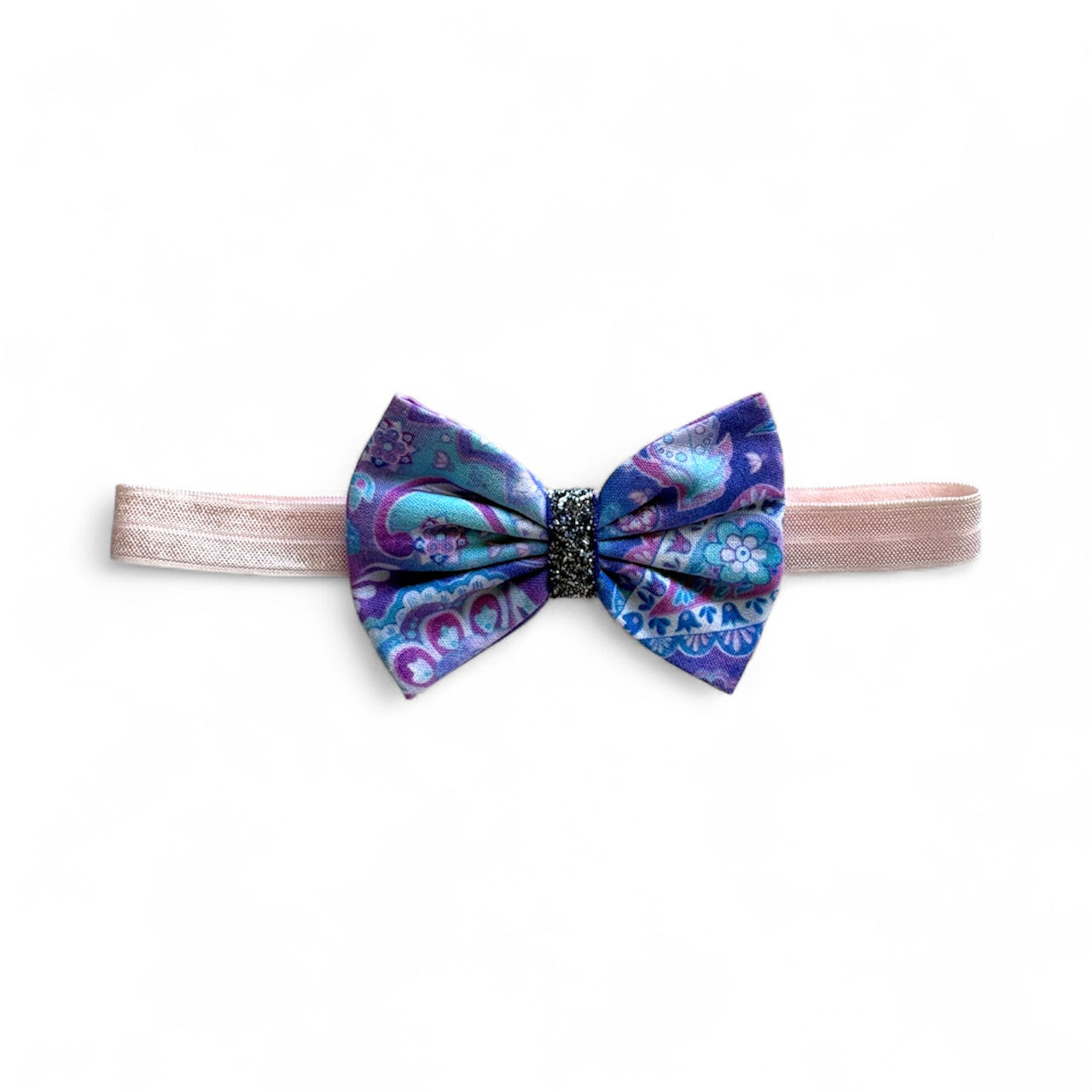 Paisley Mini Bow Band
