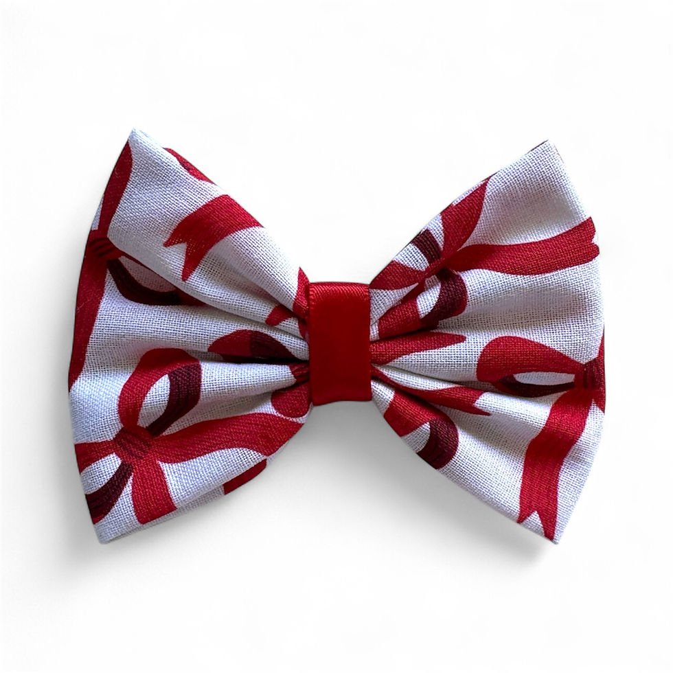 Red Bows Mini Bow