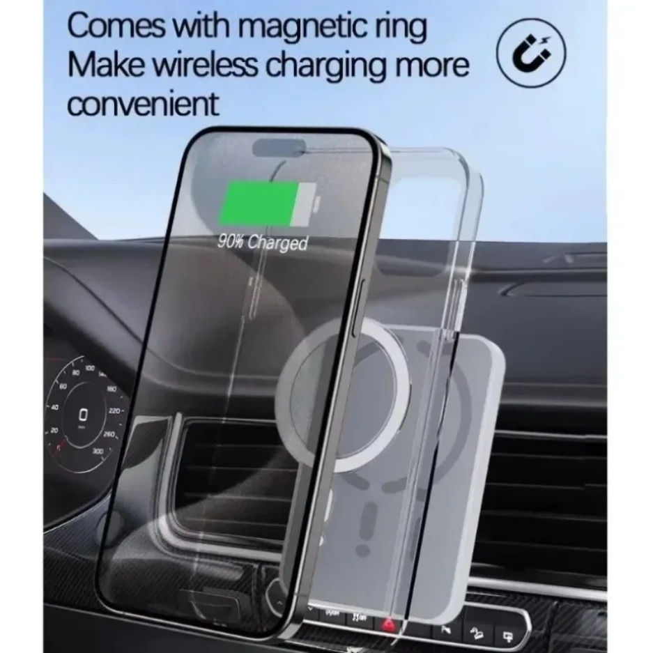 Miniatura: Magnetic Car Wireless Charger Air Vent GPS Phone Holder Stand For Magsafe iPhone
