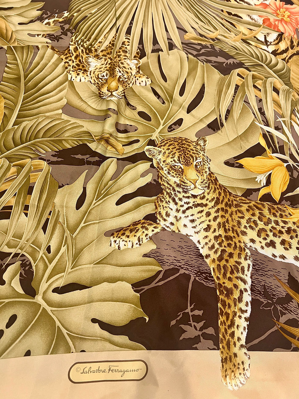 Thumbnail: Salvatore Ferragamo tropical scarf 