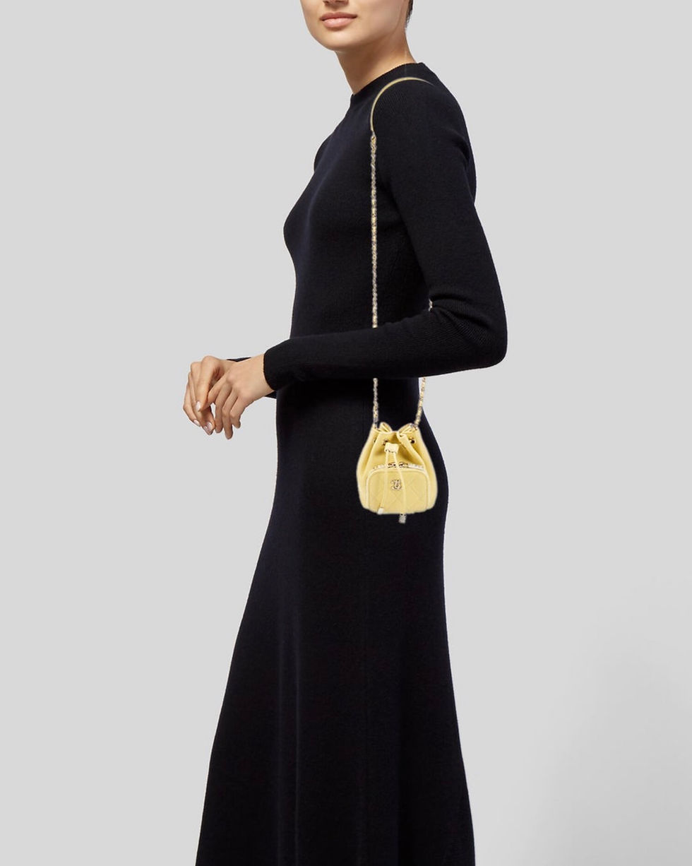 Thumbnail: Chanel mini business affinity bucket bag 