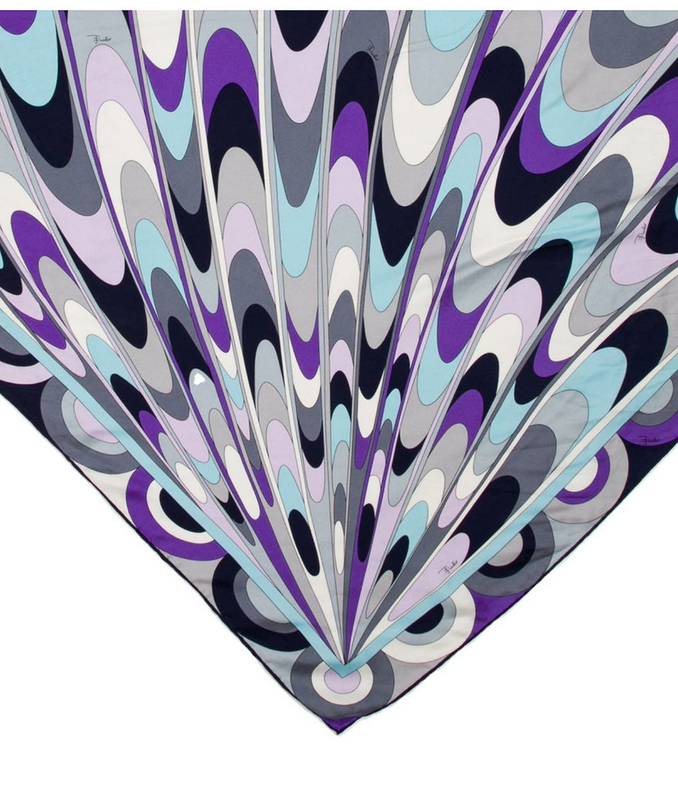 Thumbnail: Pucci Onde print scarf 