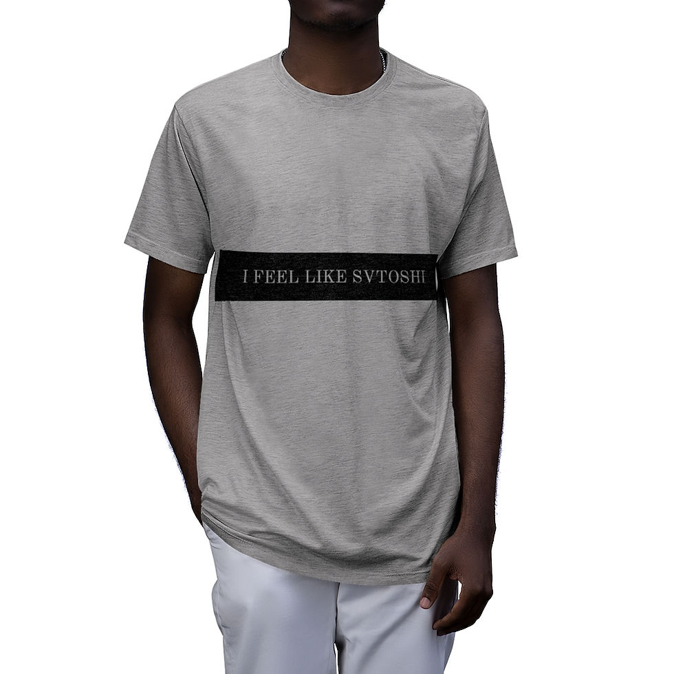 Thumbnail: IIS I FEEL LIKE SATOSHI TRI-BLEND TEE