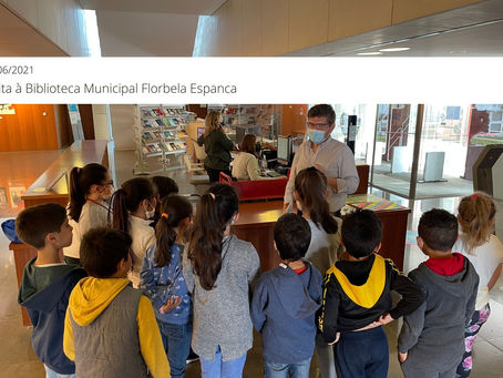 Visita à Biblioteca Municipal Florbela Espanca