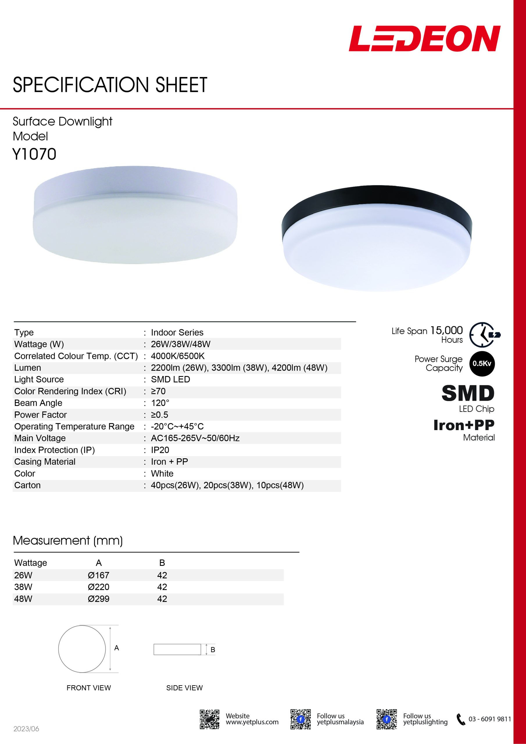 LEDEON Y1070