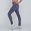 Thumbnail: Purple Leggings and Cross Back Sports Bra Set