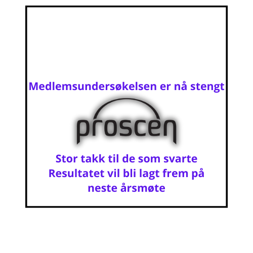 Medlemsundersøkelse avsluttet 