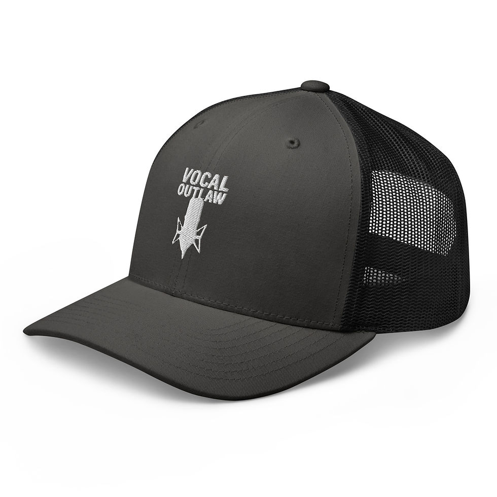 Thumbnail: Embroidered Vocal Outlaw - Retro Trucker Hat
