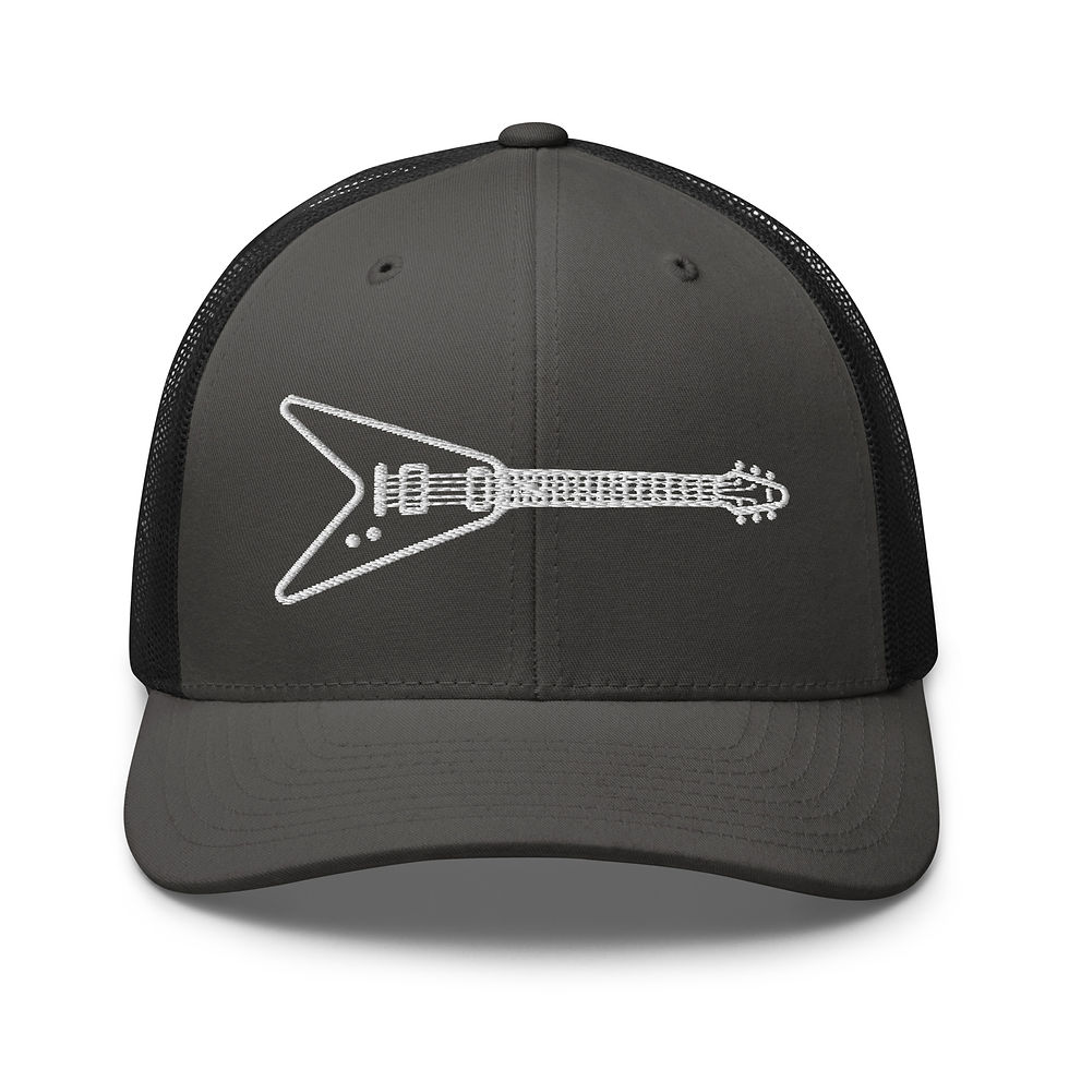 Thumbnail: Embroidered Flying V - Retro Trucker Hat