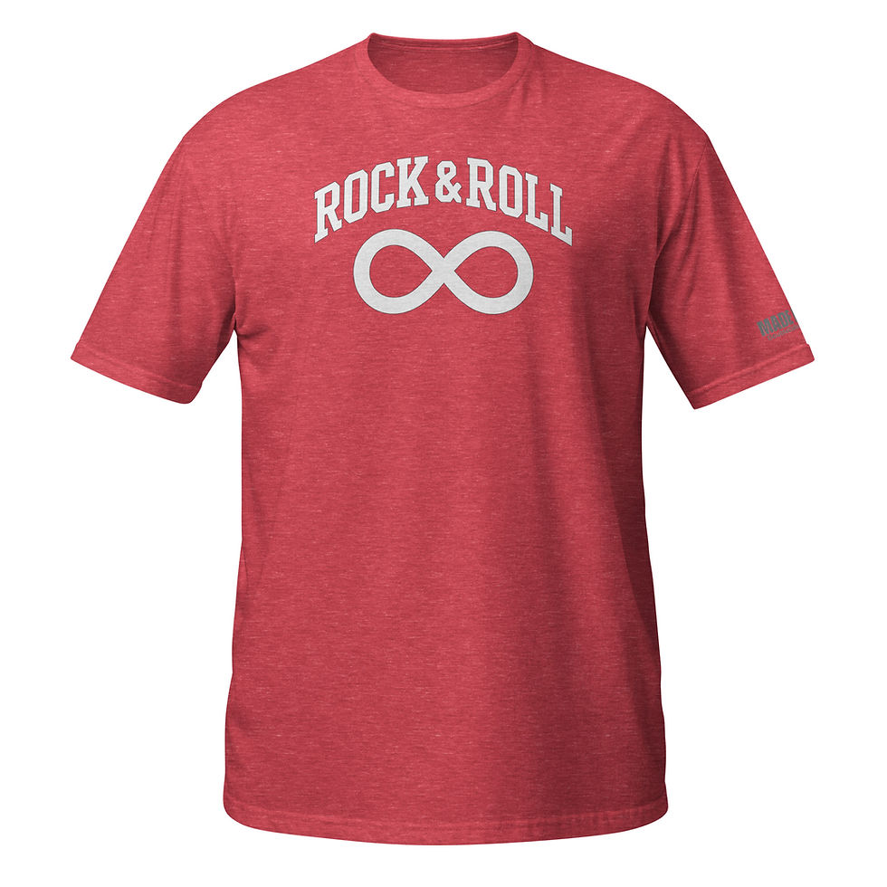 Thumbnail: Rock & Roll Forever (Front And Sleeve Print Only) - Short-Sleeve Unisex T-Shirt