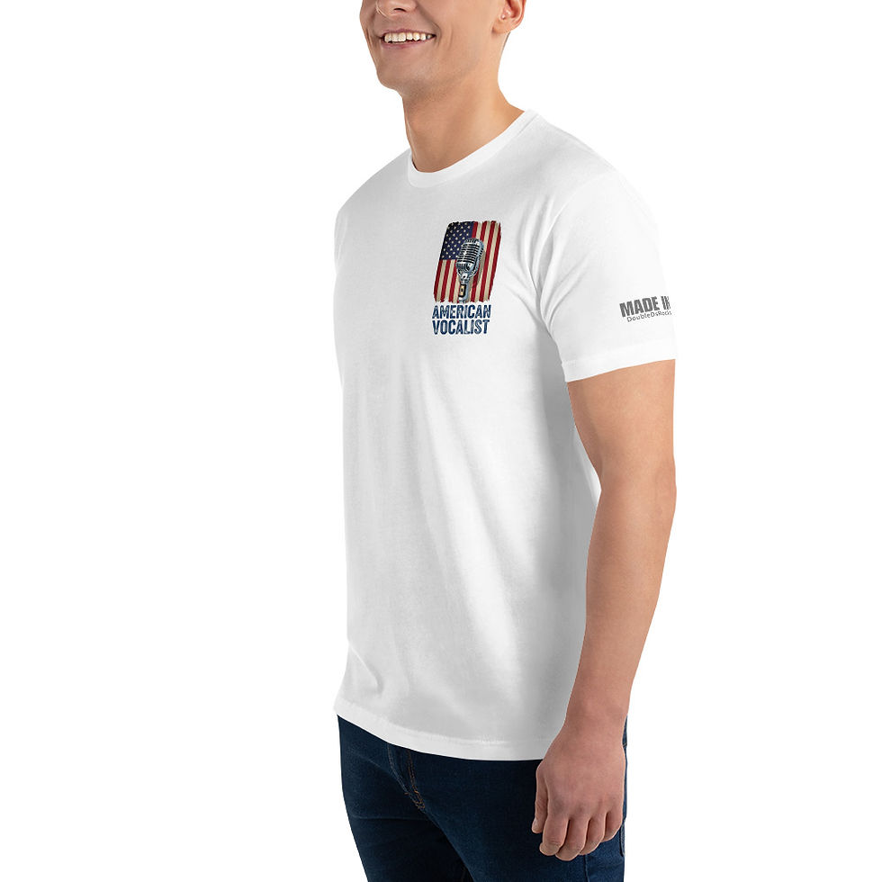 Thumbnail: American Vocalist - Men's Fitted T-shirt