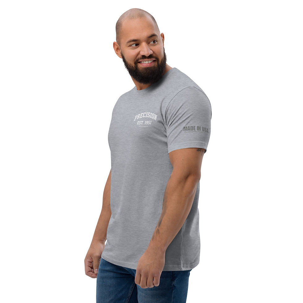 Thumbnail: Precision (Bass) - Men's Fitted T-shirt