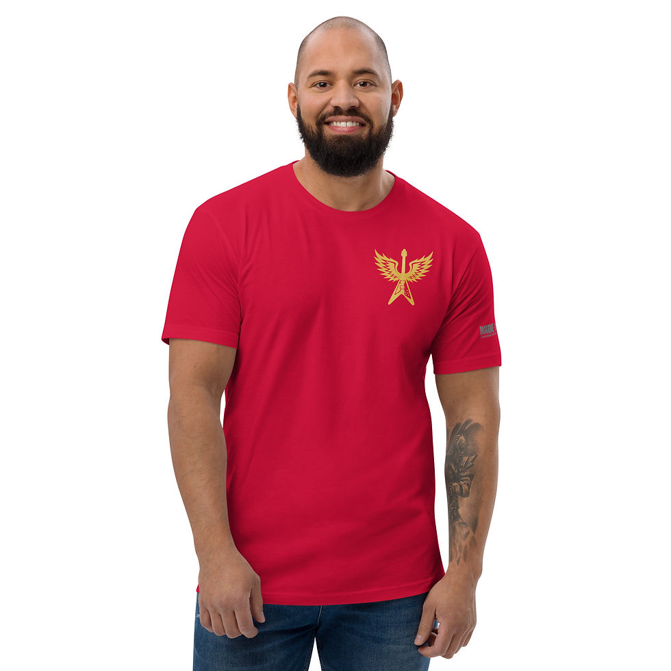 Thumbnail: Flying V - Men's Fitted T-shirt