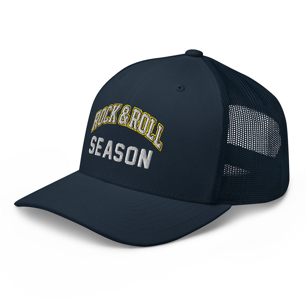 Thumbnail: Embroidered Rock & Roll Season -  Rock Retro Trucker Hat
