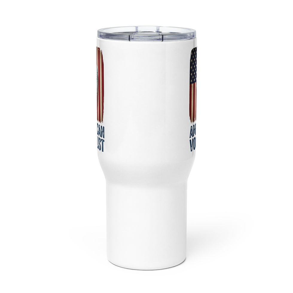 Thumbnail: American Vocalist - Travel mug with a handle