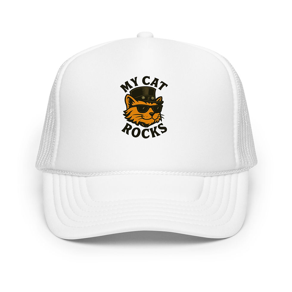Thumbnail: My Cat Rocks - Foam trucker hat