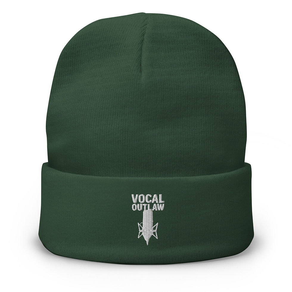 Thumbnail: Vocal Outlaw - Embroidered Beanie