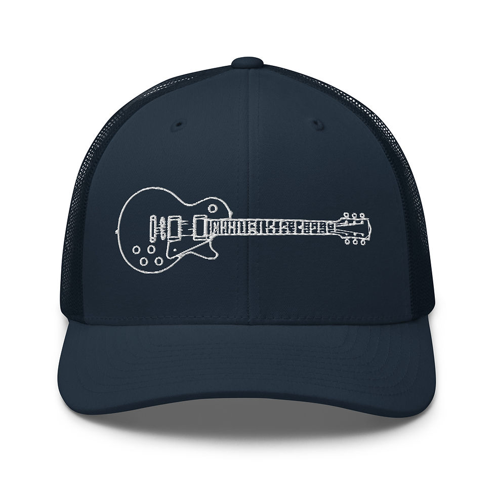 Thumbnail: Embroidered Les Paul - Retro Trucker Hat