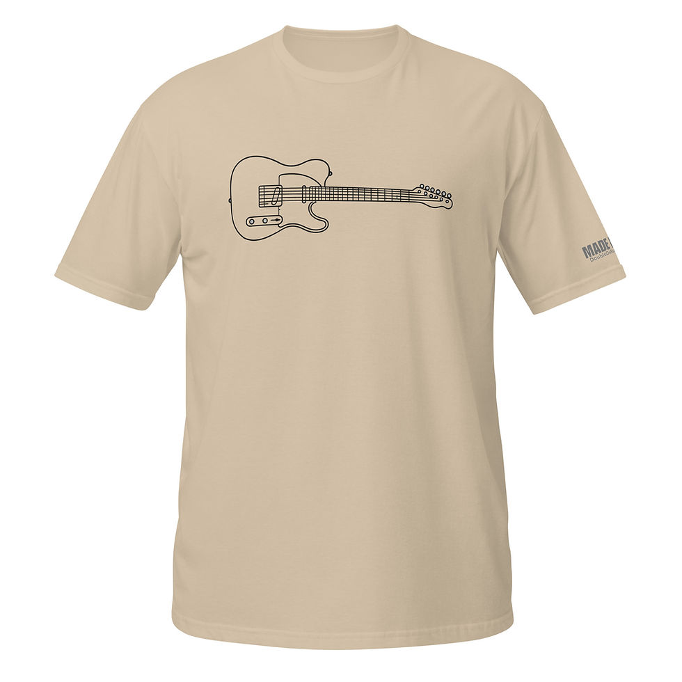 Thumbnail: Telecaster (Front And Sleeve Print Only) - Short-Sleeve Unisex T-Shirt
