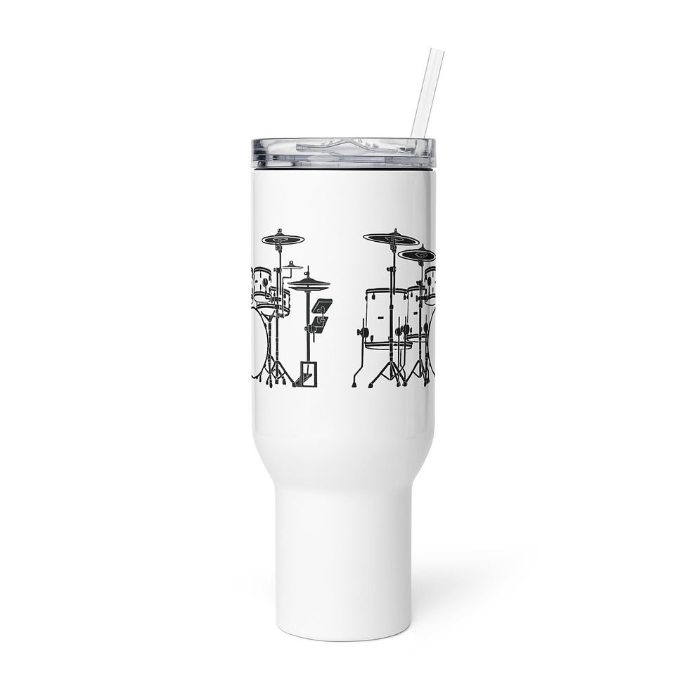 Thumbnail: Big Drum Kit - Travel mug with a handle