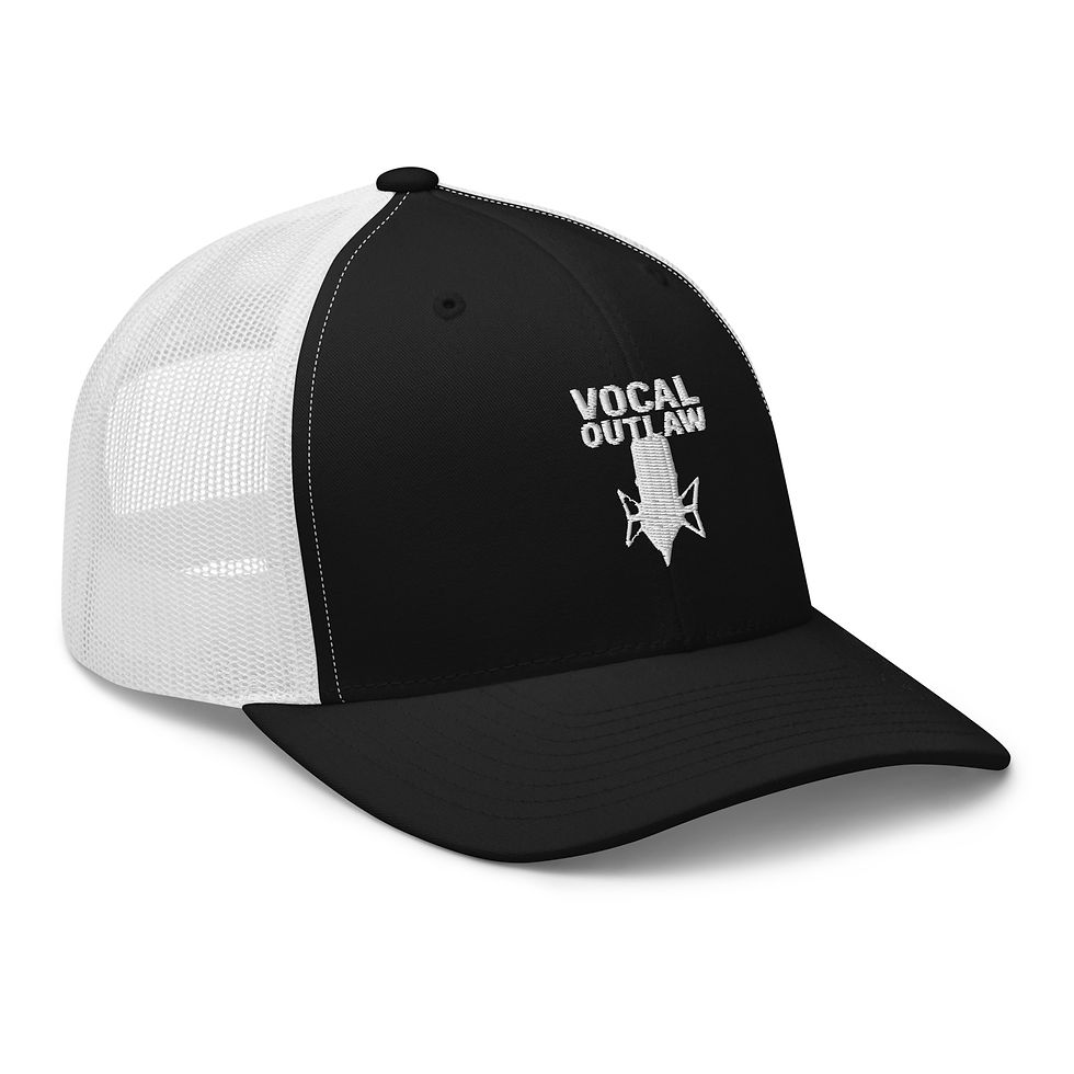 Thumbnail: Embroidered Vocal Outlaw - Retro Trucker Hat