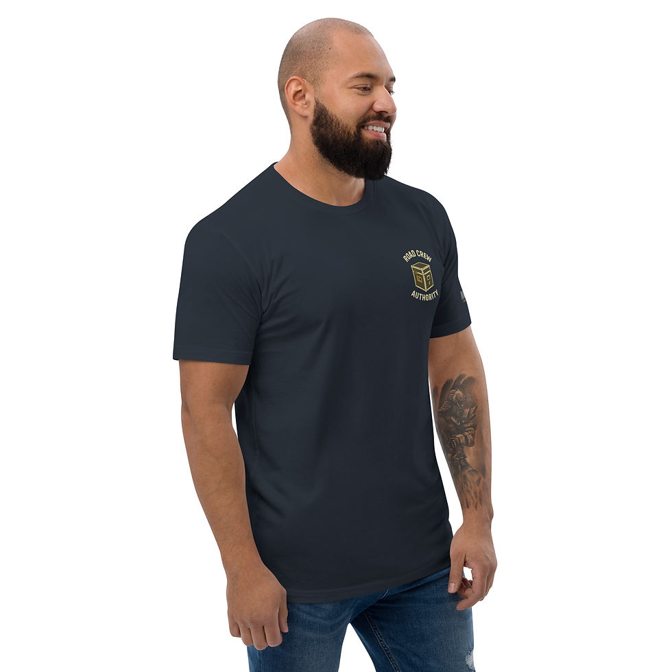 Thumbnail: Road Crew Authority - Men's Fitted T-shirt