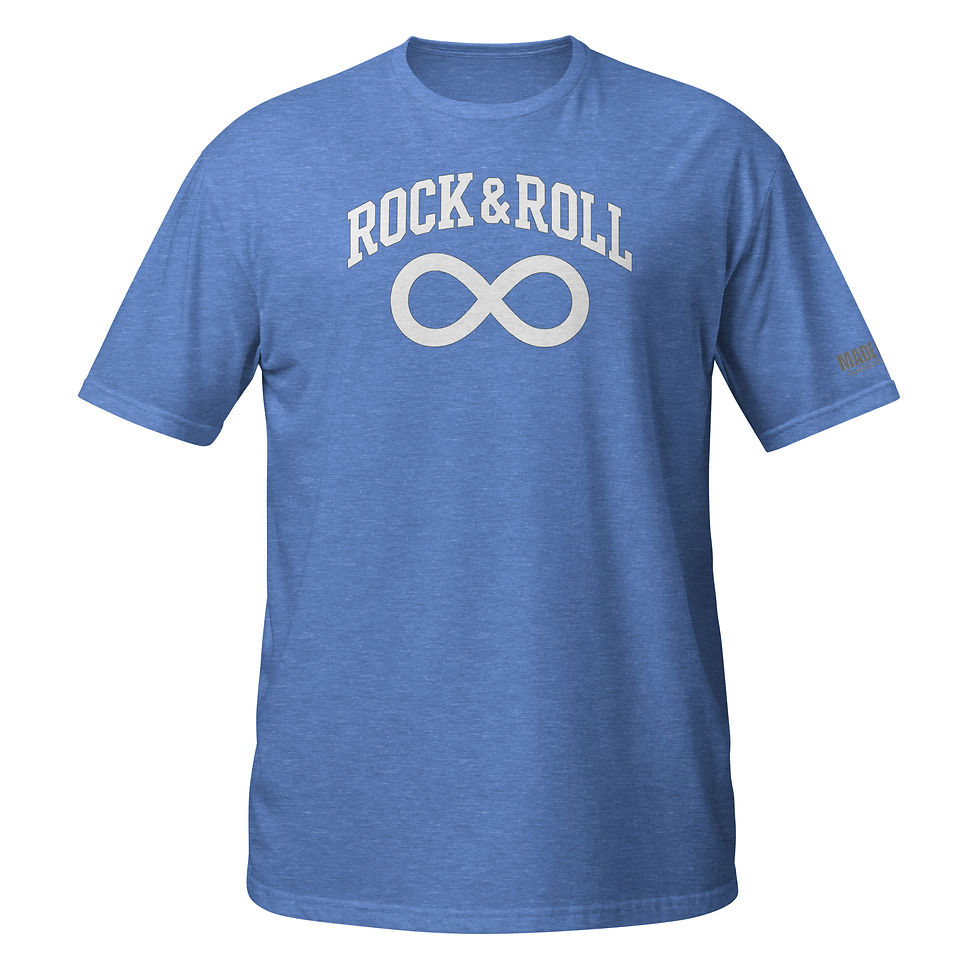 Thumbnail: Rock & Roll Forever (Front And Sleeve Print Only) - Short-Sleeve Unisex T-Shirt