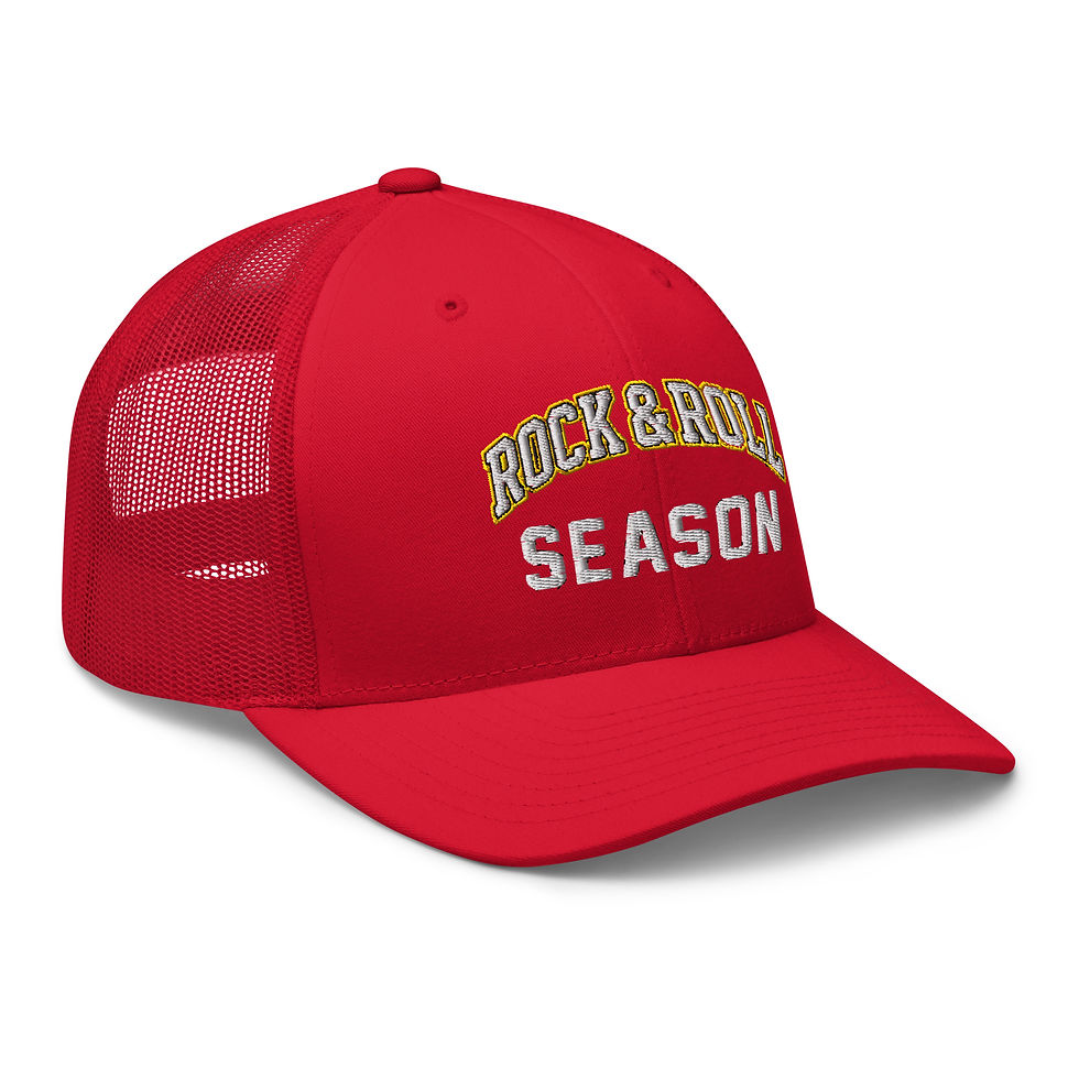 Thumbnail: Embroidered Rock & Roll Season -  Rock Retro Trucker Hat