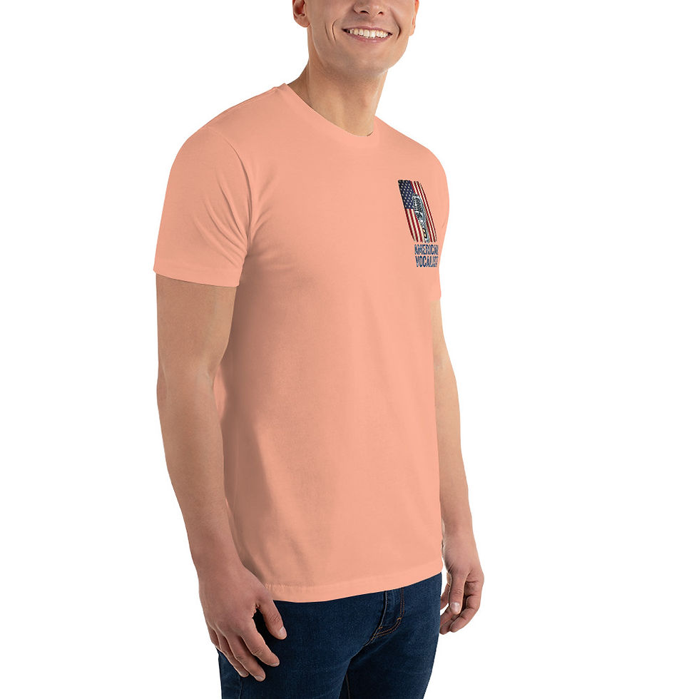 Thumbnail: American Vocalist - Men's Fitted T-shirt