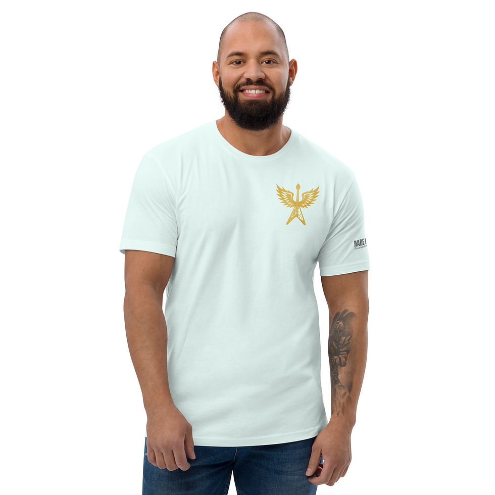 Thumbnail: Flying V - Men's Fitted T-shirt
