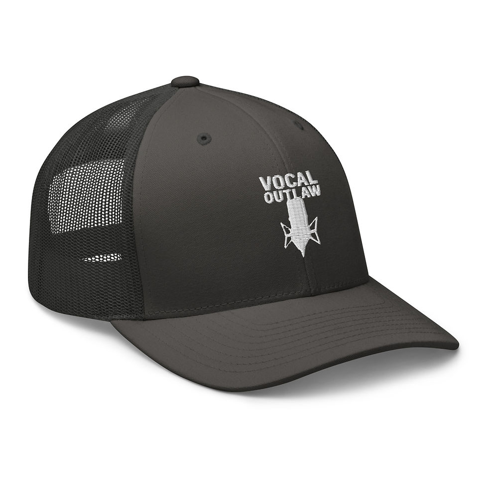 Thumbnail: Embroidered Vocal Outlaw - Retro Trucker Hat