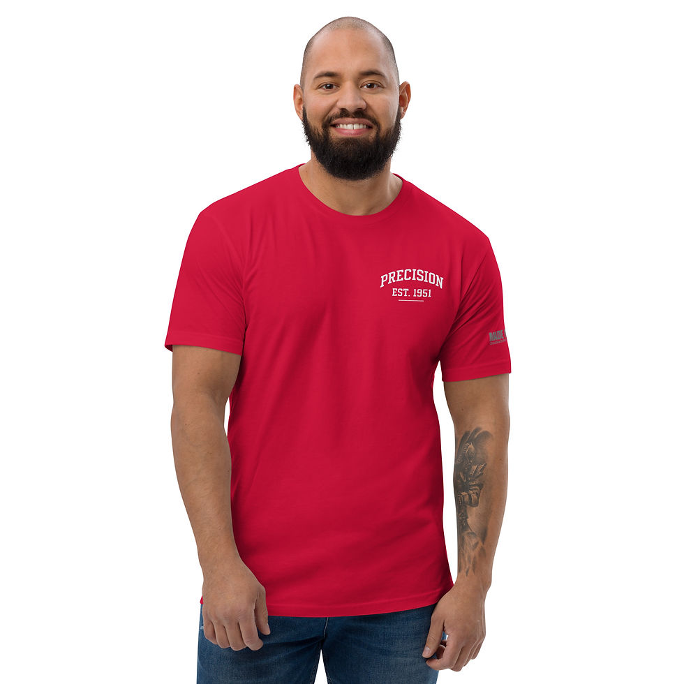 Thumbnail: Precision (Bass) - Men's Fitted T-shirt