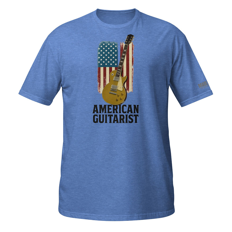 Thumbnail: American Guitarist Les Paul - Short-Sleeve Unisex T-Shirt