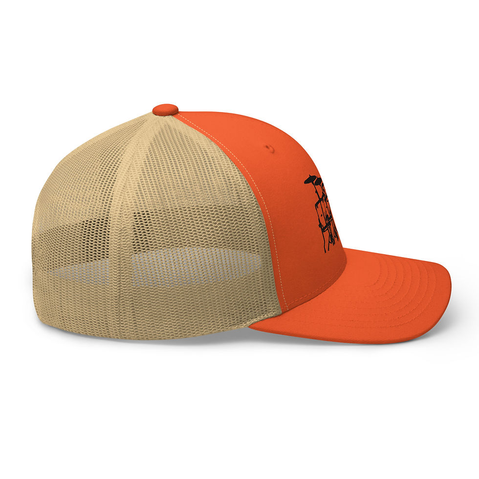Thumbnail: Embroidered Drum Kit - Retro Trucker Hat