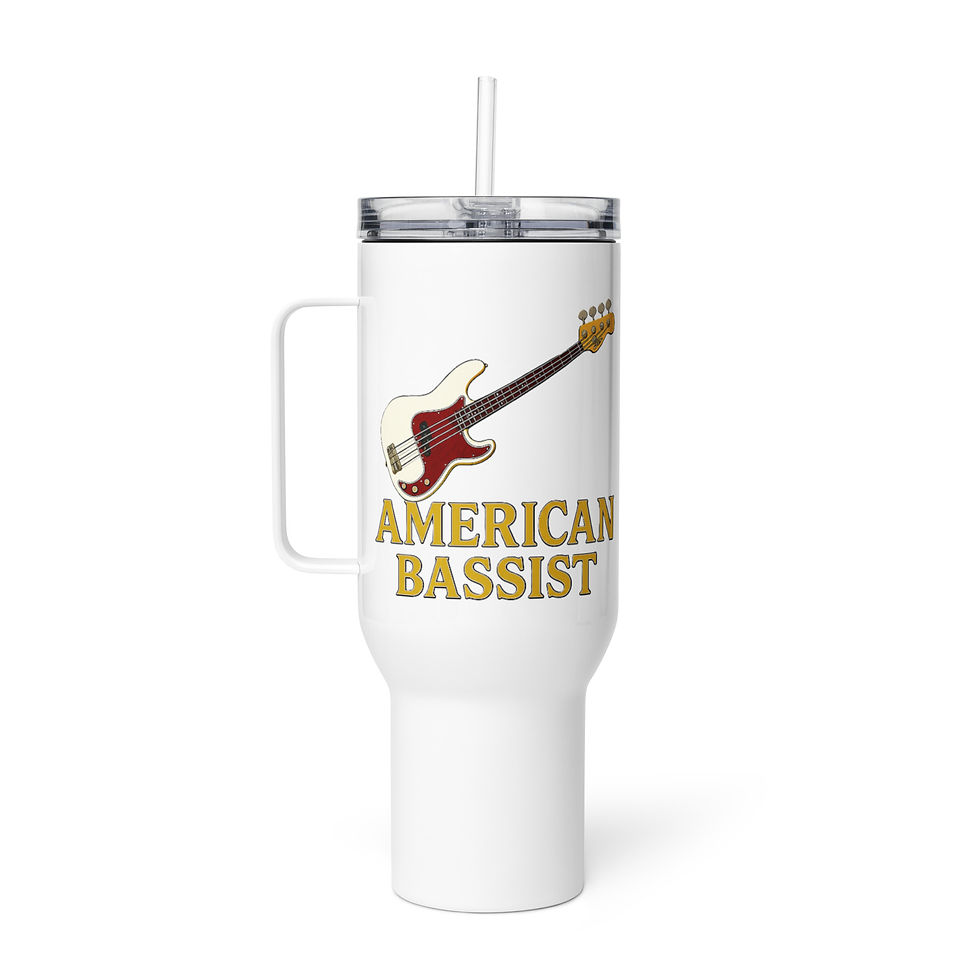 Thumbnail: American Bassist - Travel mug with a handle