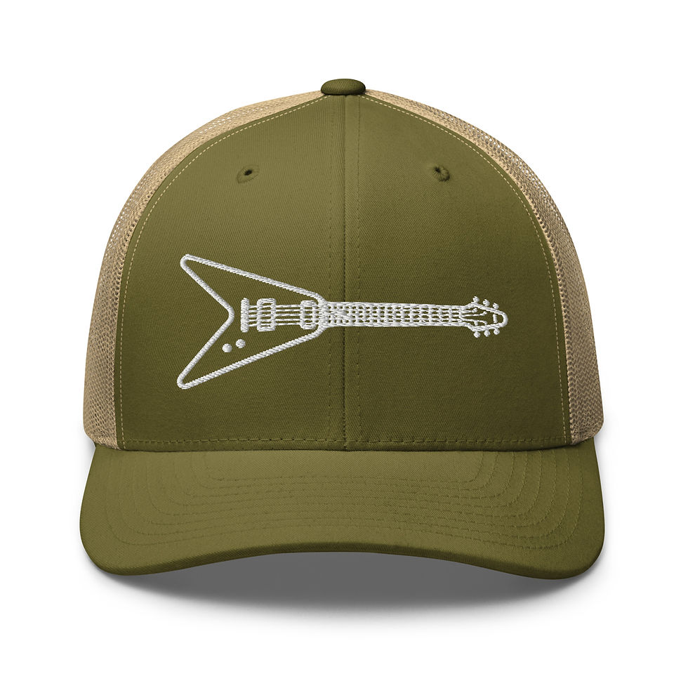 Thumbnail: Embroidered Flying V - Retro Trucker Hat