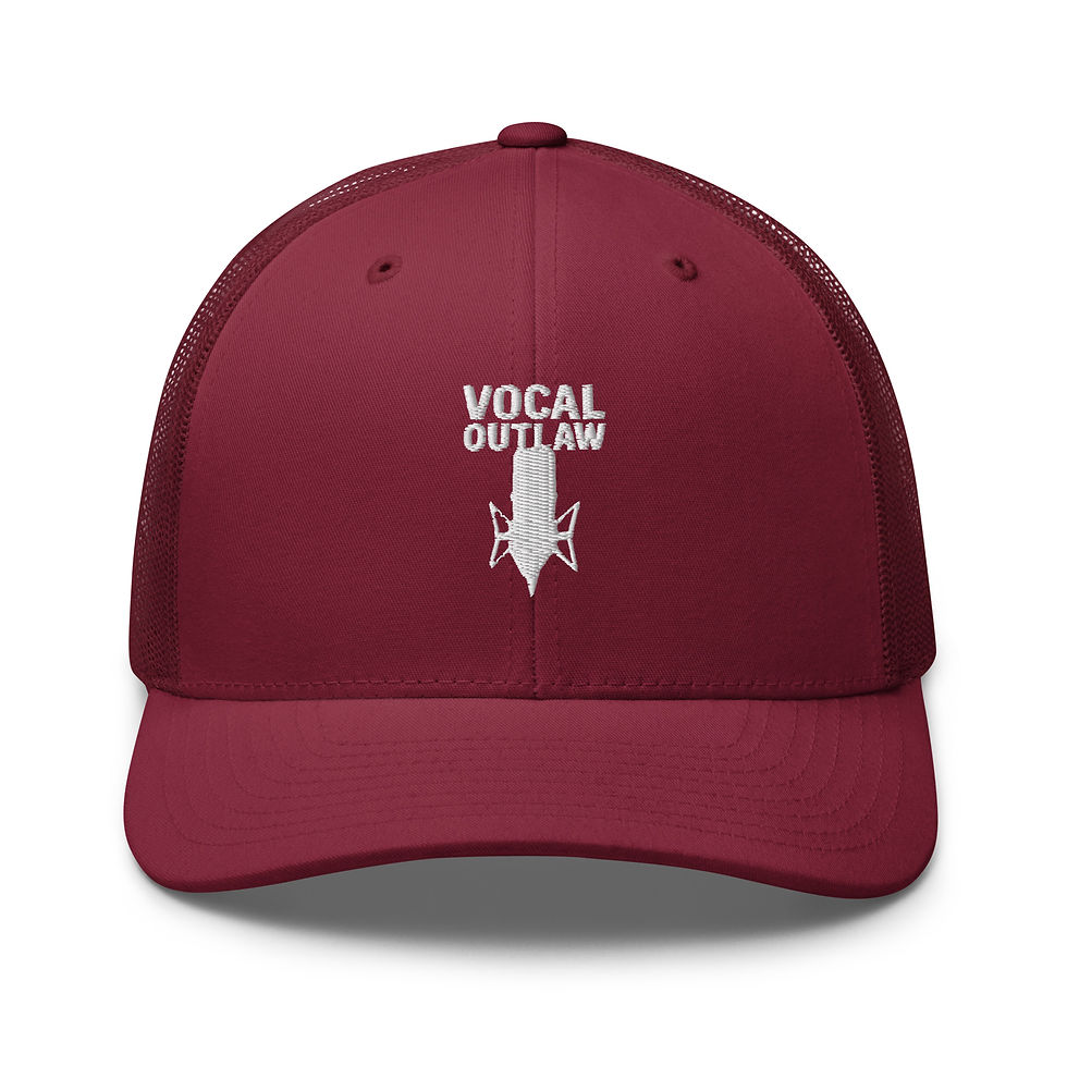Thumbnail: Embroidered Vocal Outlaw - Retro Trucker Hat