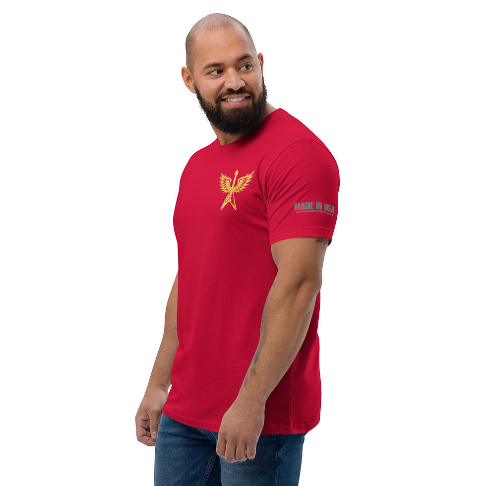 Thumbnail: Flying V - Men's Fitted T-shirt