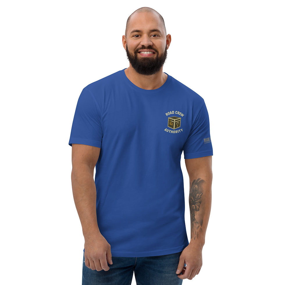 Thumbnail: Road Crew Authority - Men's Fitted T-shirt