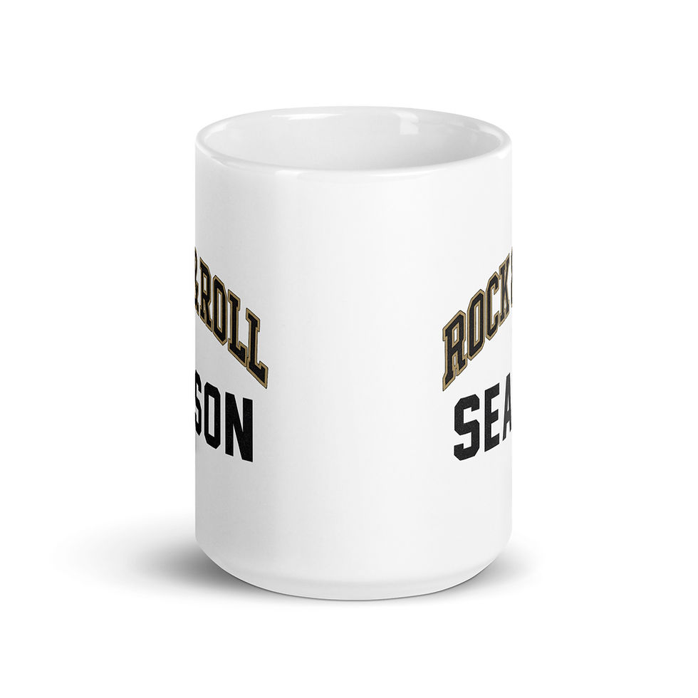 Thumbnail: Rock & Roll Season - 15 oz White glossy mug