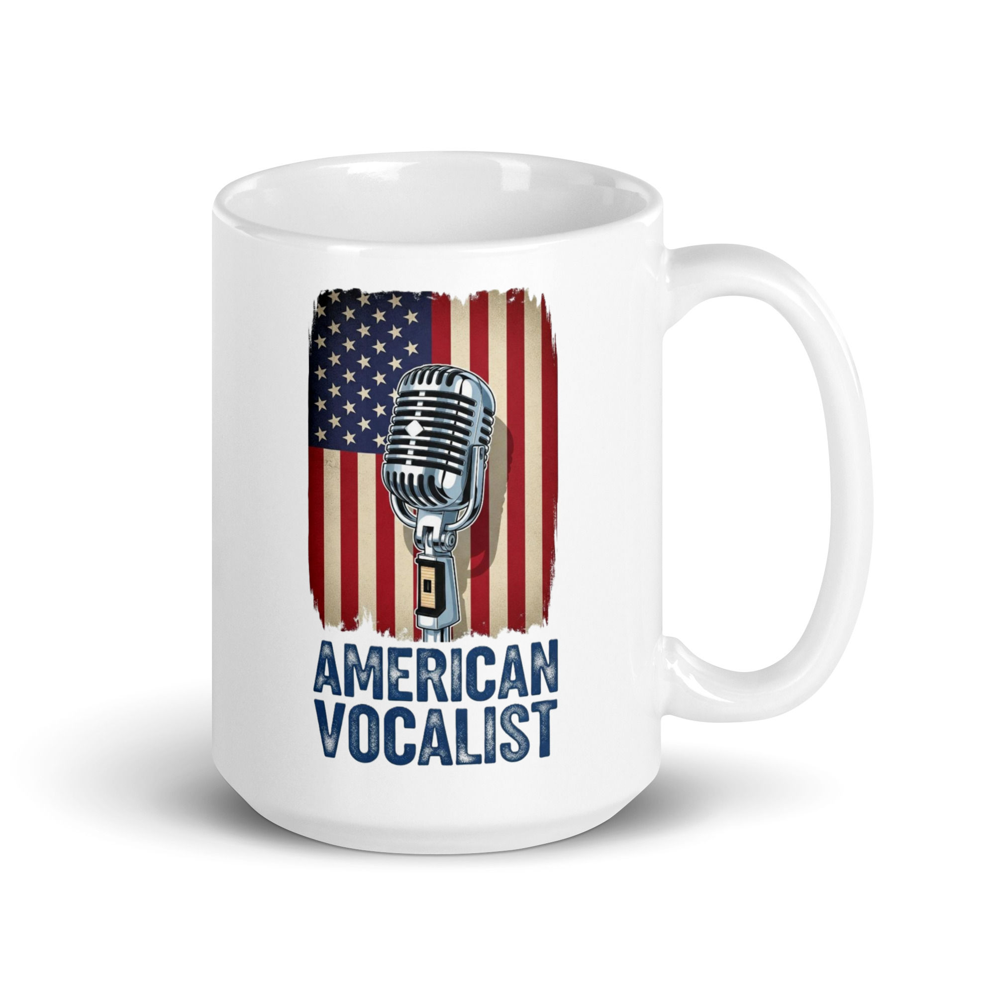 American Vocalist - 15 oz White glossy mug