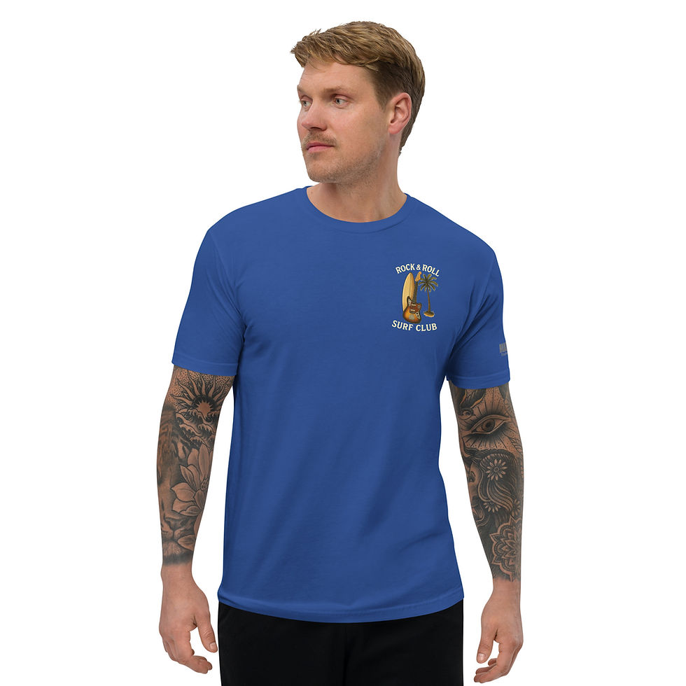 Thumbnail: Rock & Roll Surf Club - Men's Fitted T-shirt
