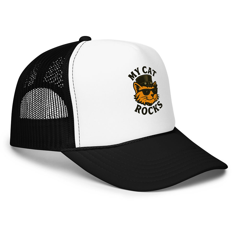 Thumbnail: My Cat Rocks - Foam trucker hat