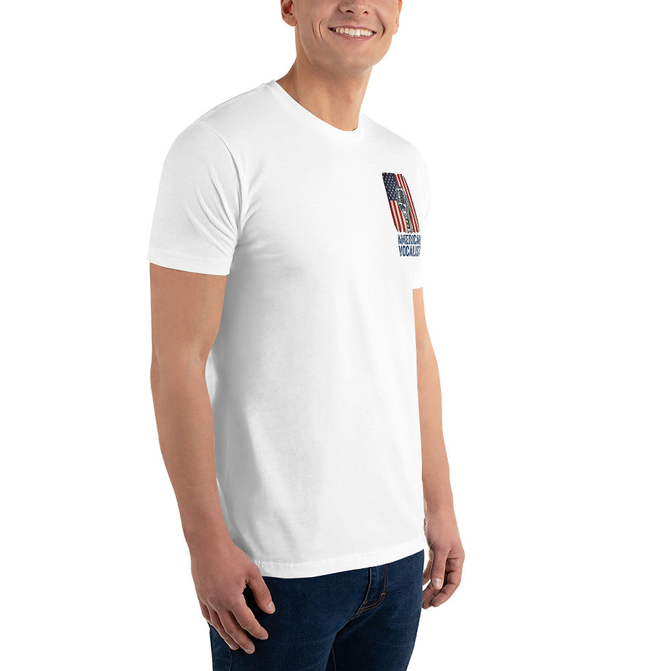 Thumbnail: American Vocalist - Men's Fitted T-shirt