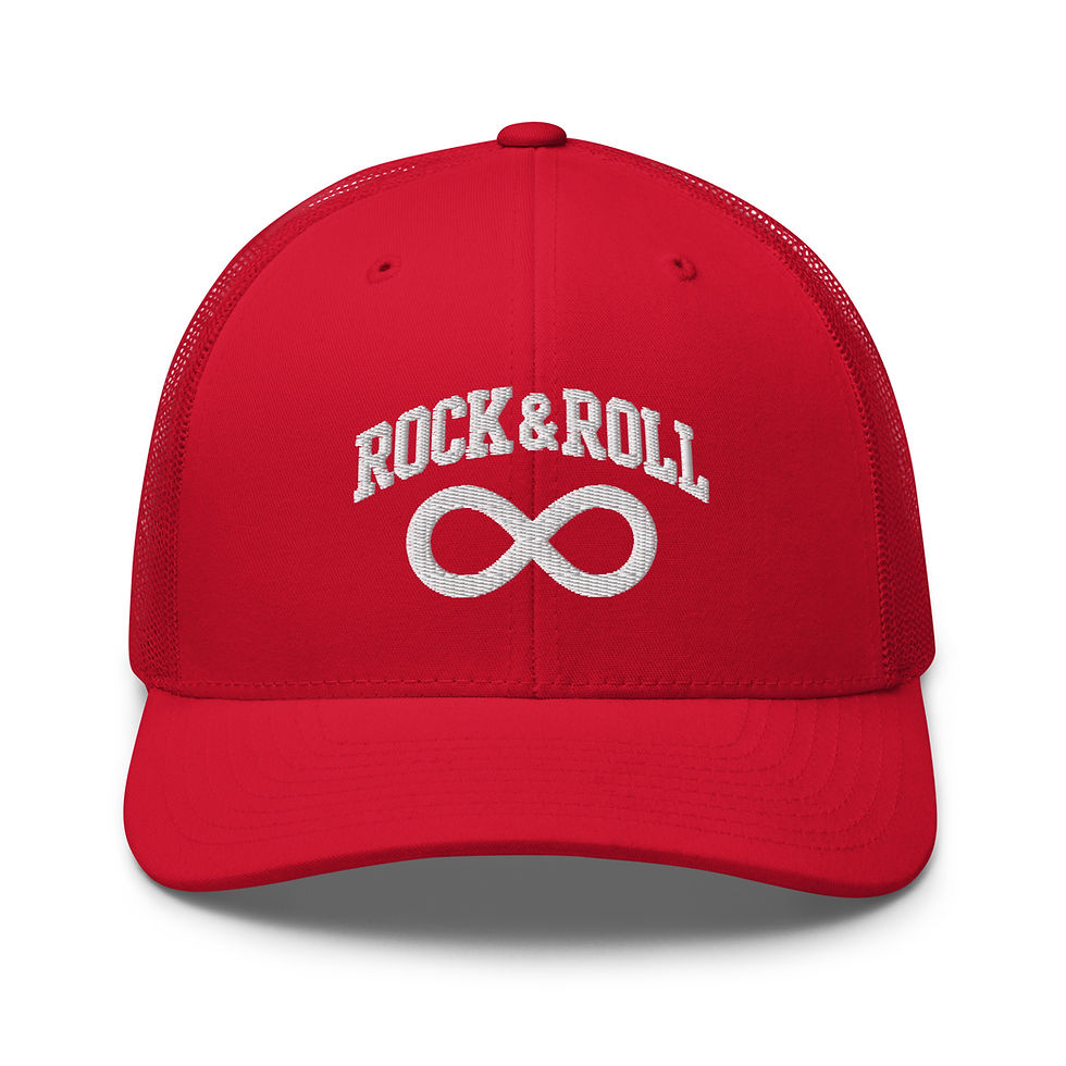 Thumbnail: Embroidered Rock & Roll Forever - Retro Trucker Hat