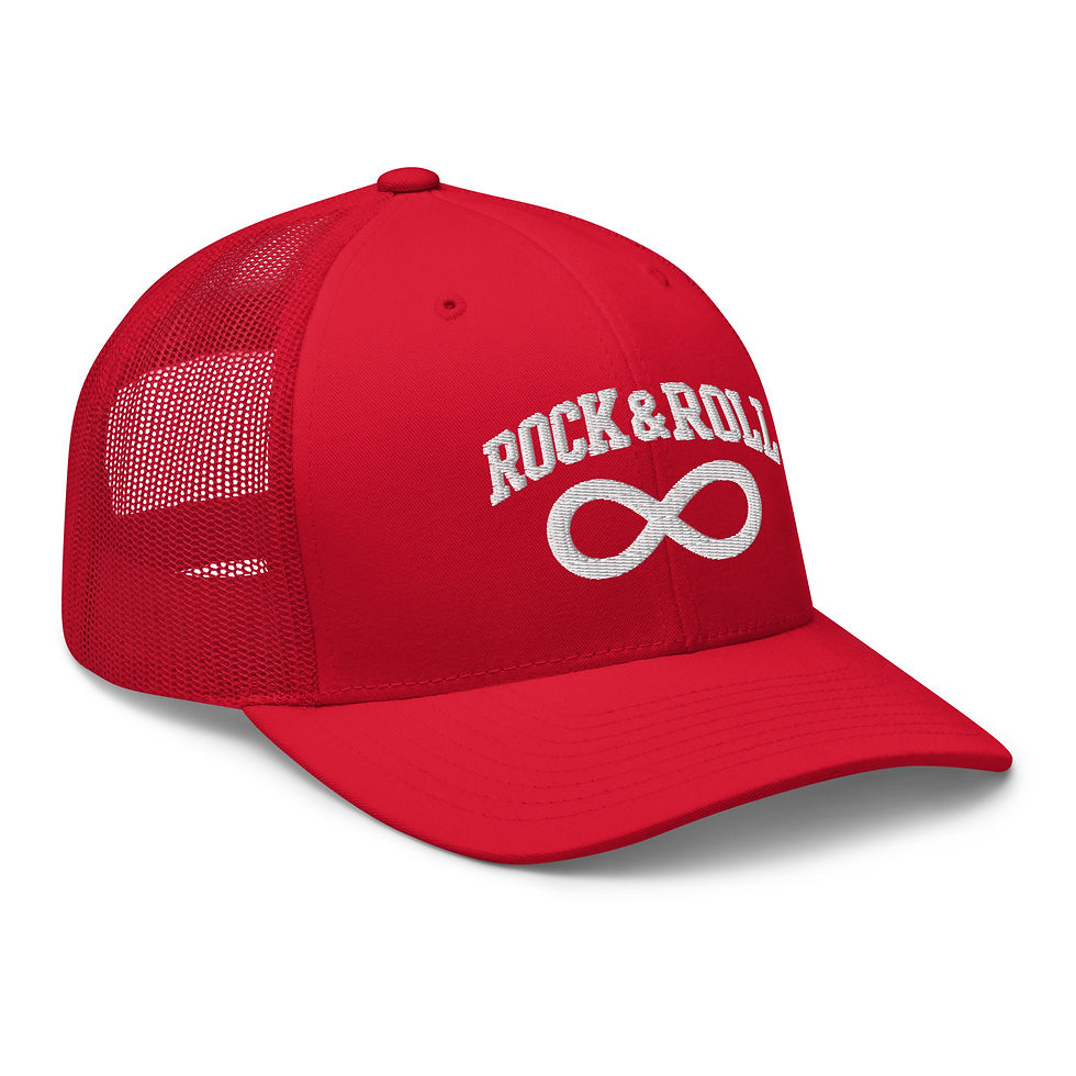 Thumbnail: Embroidered Rock & Roll Forever - Retro Trucker Hat